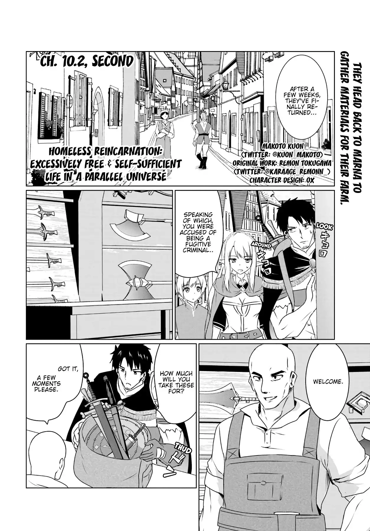 Homeless Tensei: Isekai De Jiyuu Sugiru Majutsu Jisoku Seikatsu Chapter 10.2 2